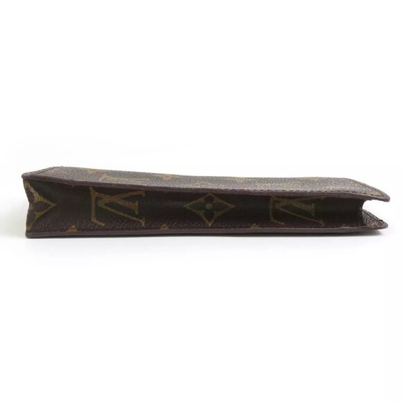 Auth LOUIS VUITTON Monogram Glasses Case Brown - Picture 3 of 9